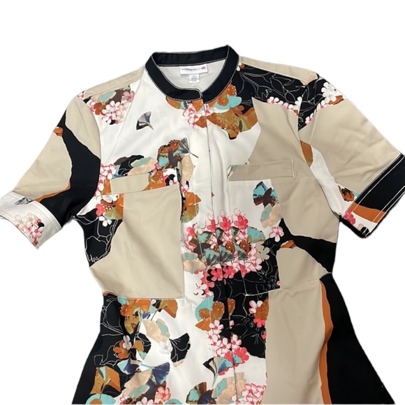 🌺3.1 PHILLIP LIM for Target Floral Print w/ Short Sleeve Dress Size Small🌺 - Picture 4 of 7